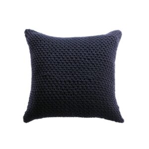 Cotton Knit Textured Throw Pillow