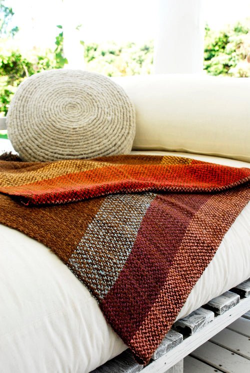 Multicolor Llama Wool Throw Blanket - Image 2